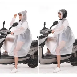 Adult Raincoat Riding Raincoat E-bike raincoat Thickened Waterproof Clothing Adult Camping Reusable EVA Rain Coat