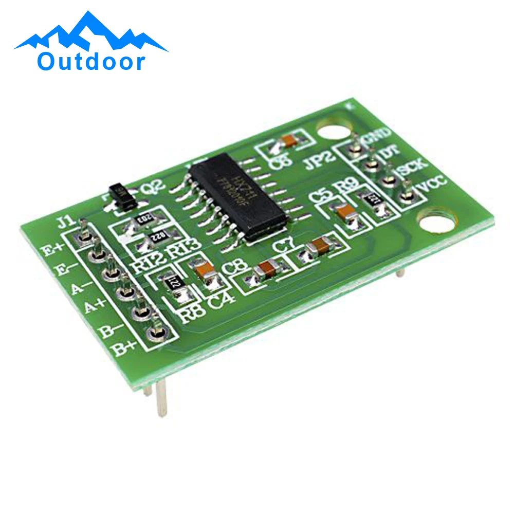 5PCS HX711 Load Cell Amplifier Precision Breakout Board Weighing Sensors Modules Load Cell Module Weighing Sensors Board 5-10V