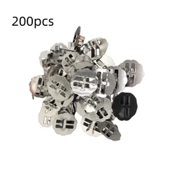 200/100/50pcs Wood Candle Wicks Base Clip for Candle Making Supplies