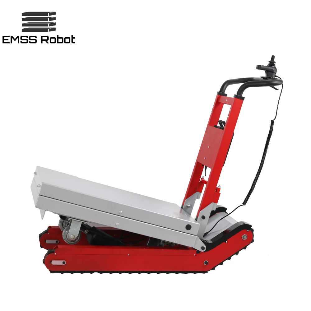 Transportasi Baterai Troli Bermotor Transportasi Listrik Portabel Lithium Climber Bertenaga Gerobak Tangan Lipat Tugas Berat