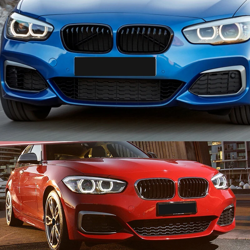 

Magickit Front Bumper Centre Lower Grille for BMW 1 Series 2015-2019 F20 F21 M Sport M135i M140i LCI Fog Light Grill Trim Frame
