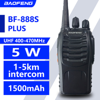 1/2 Stück Baofeng Walkie Talkie Upgrade BF-888S Plus Lange Distance UHF 430-440Mhz Draadloze Kopieerfrequentie Type-C Charger Tw