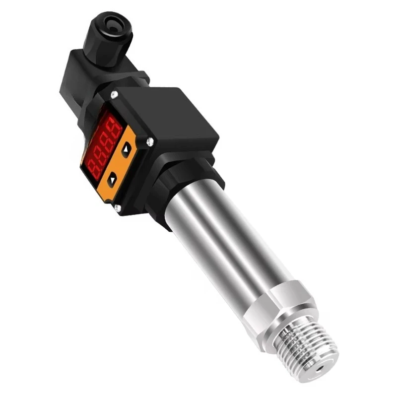 

Digital display compact pressure transmitter with high precision and miniature design for gas and liquid measurement
