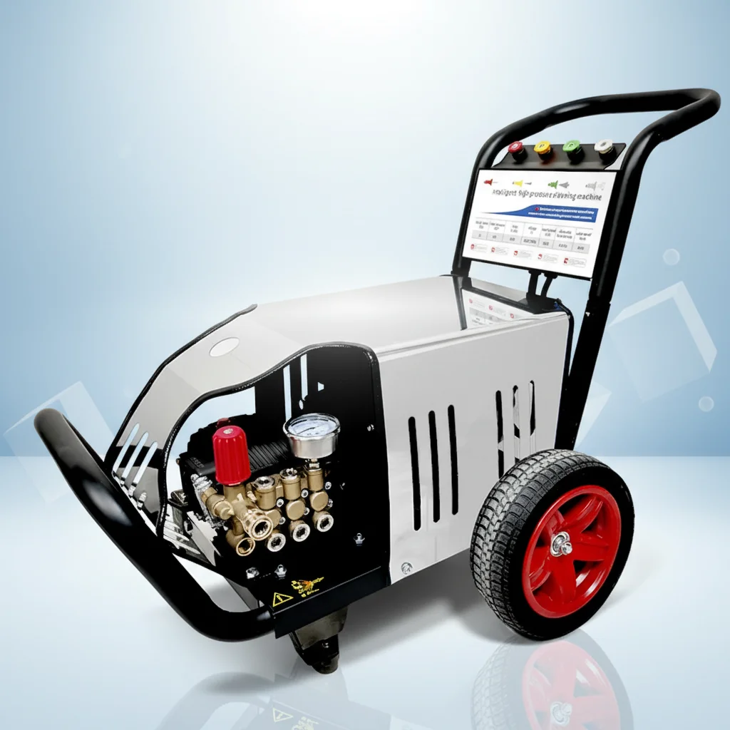 JC-4000HPW Electric 4000W High Pressure 200bar Heavy Water Gun New Portable Car Washer Machine for Cold Water