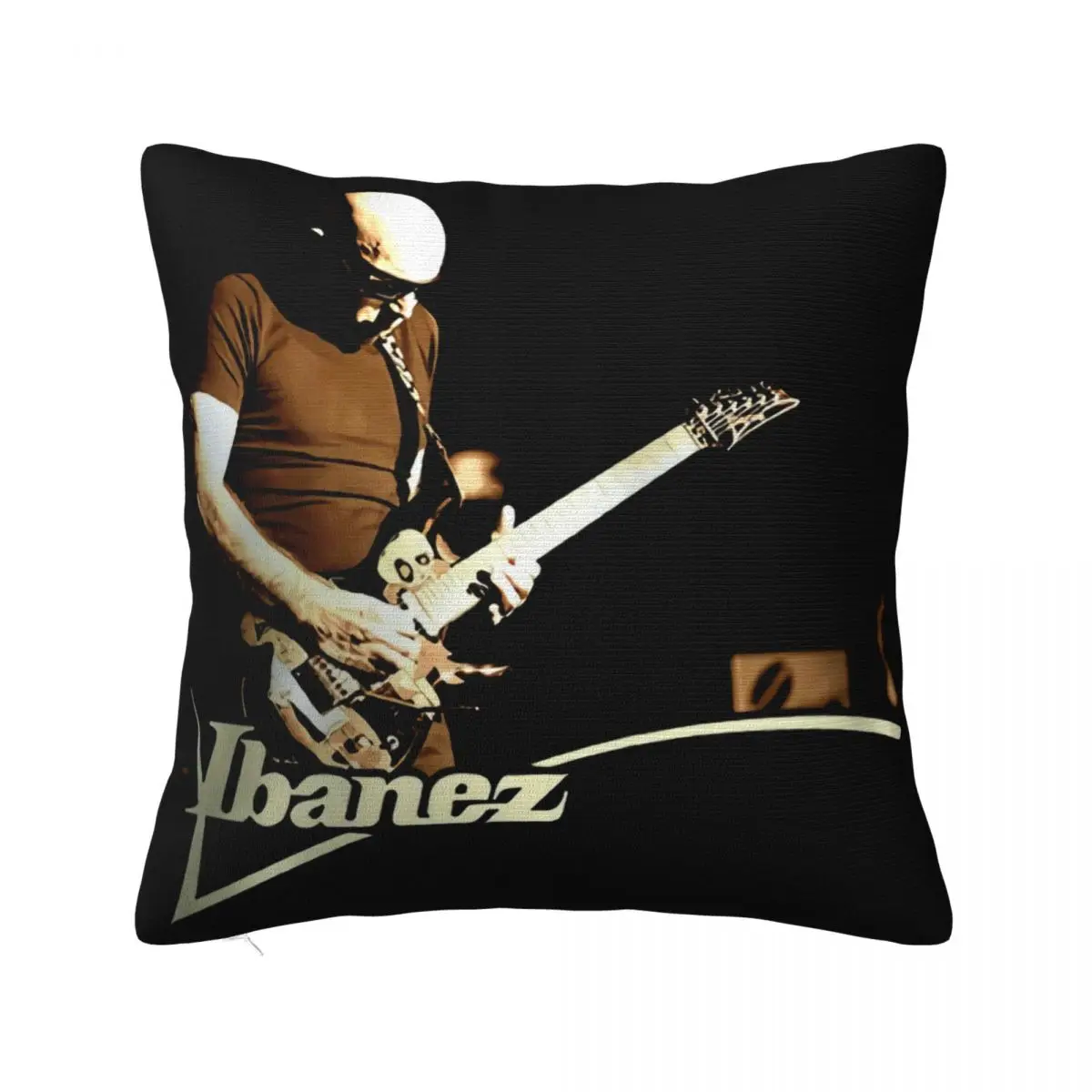 New Joe Satriani Rock Blues Music Guitar Legend Mens Black Goth Original Graphic Letter Pillow Case