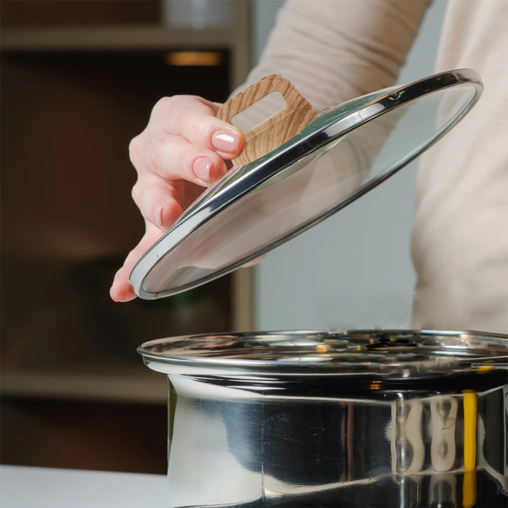 

2 Pcs Anti-scald Lid Handle Pot Replacement Knob Pan Lids Anti-scalding of Knobs