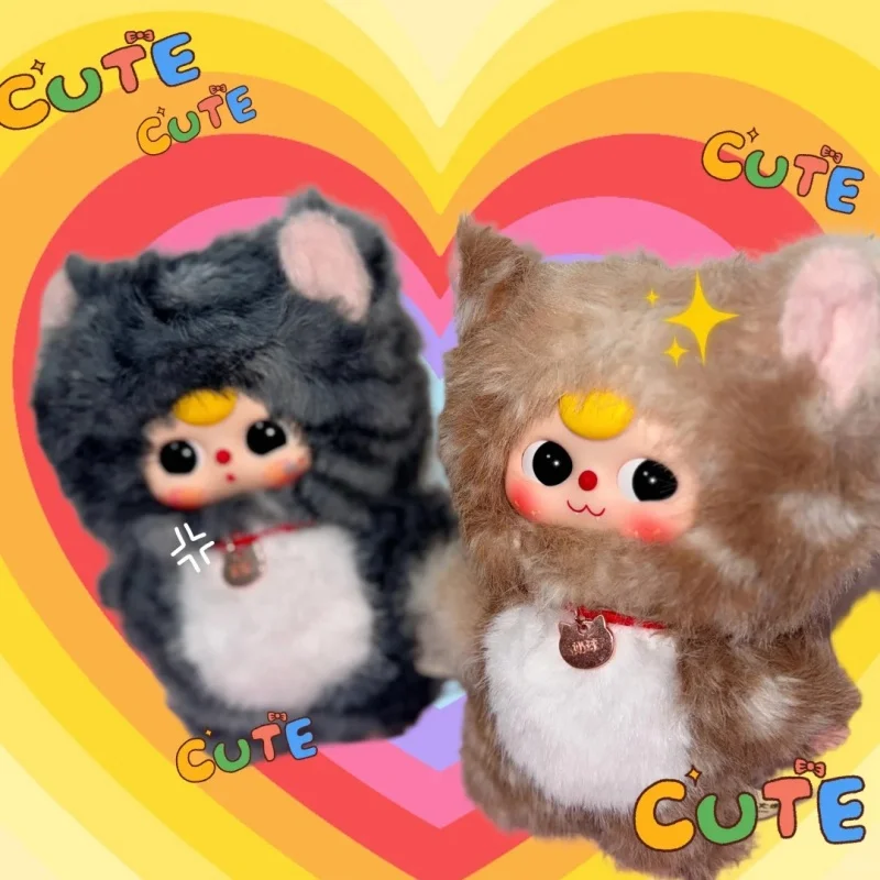 オリジナルベイビー・スリー・フー・アム・キャットぬいぐるみブラインドボックス可愛いぬいぐるみおもちゃアクセサリー女の子ギフト流行おもちゃフィギュア女の子誕生日プレゼント