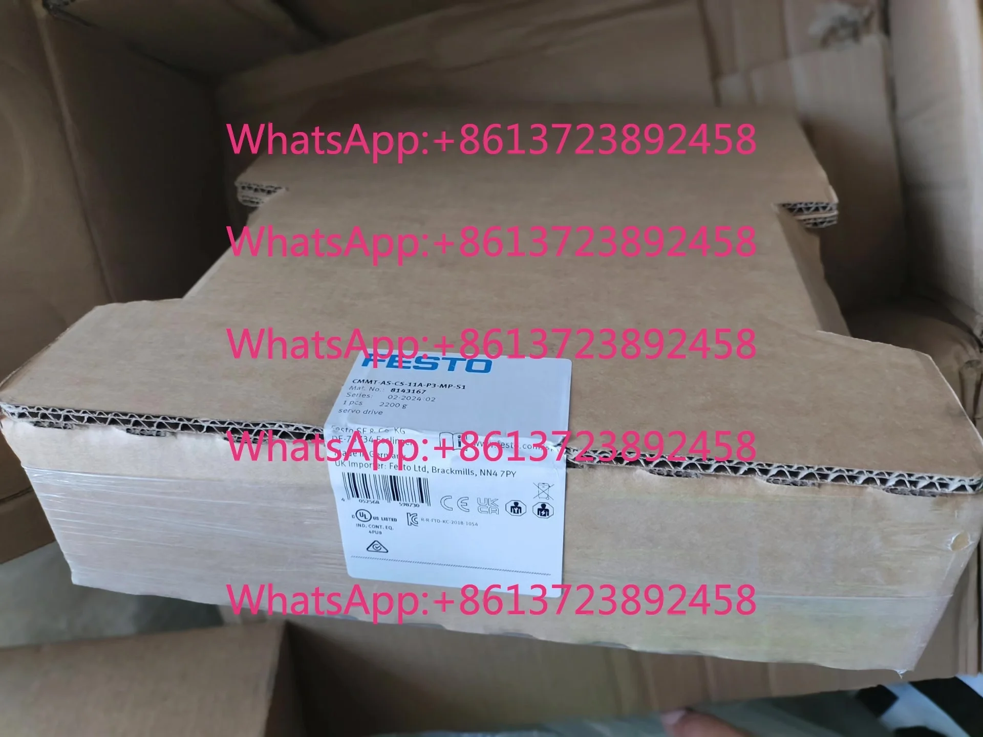 FESTO 8143167 Servo Drive Controller CMMT-AS-C5-11A-P3-MP-S1