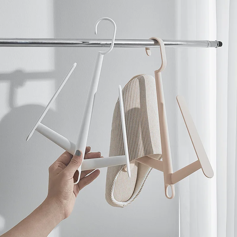 Home Balcony Multifunctional Drying Rack Indoor Outdoor Windproof Shoe Hook Drying Shoe Rack Portable Shoe Dryer