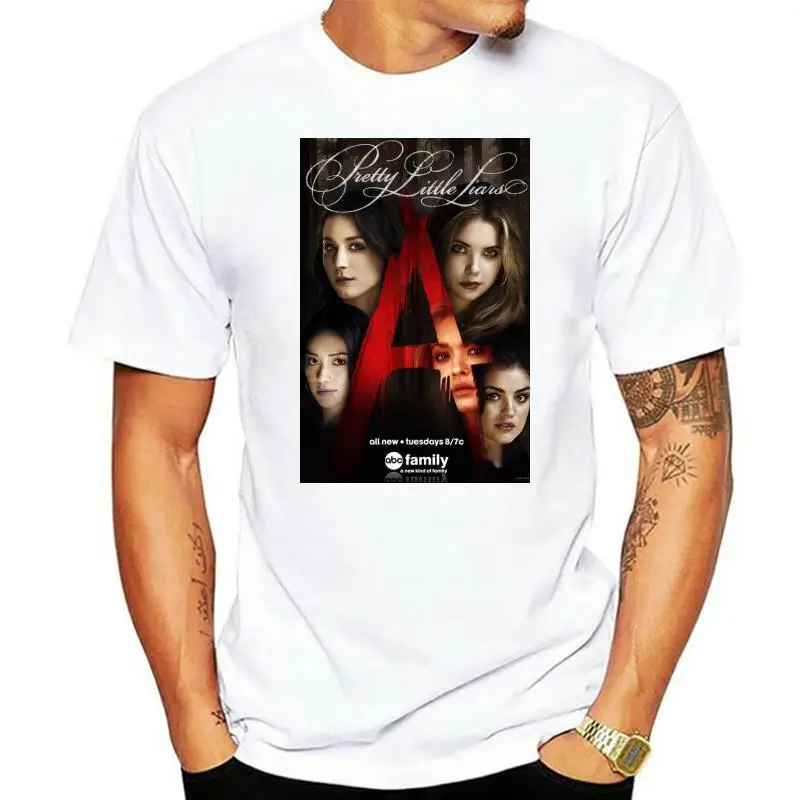 Men Classic 100% Cotton T-Shirt with Pretty Little Liars