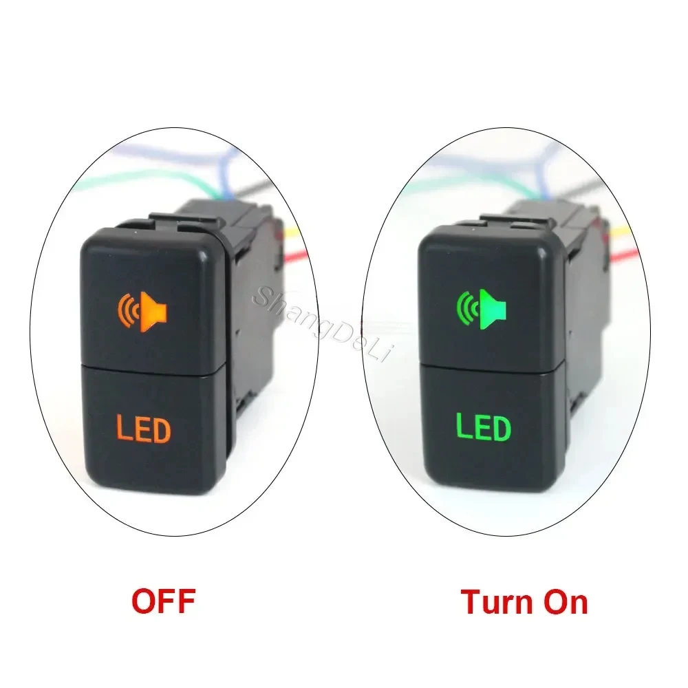 1 STÜCK Dual Switch BSM LED DRL Netzschalter Nebelscheinwerfer Scheinwerferschalter Taste Für FJ Land Cruiser Prado 120 LC100 – Detail 3