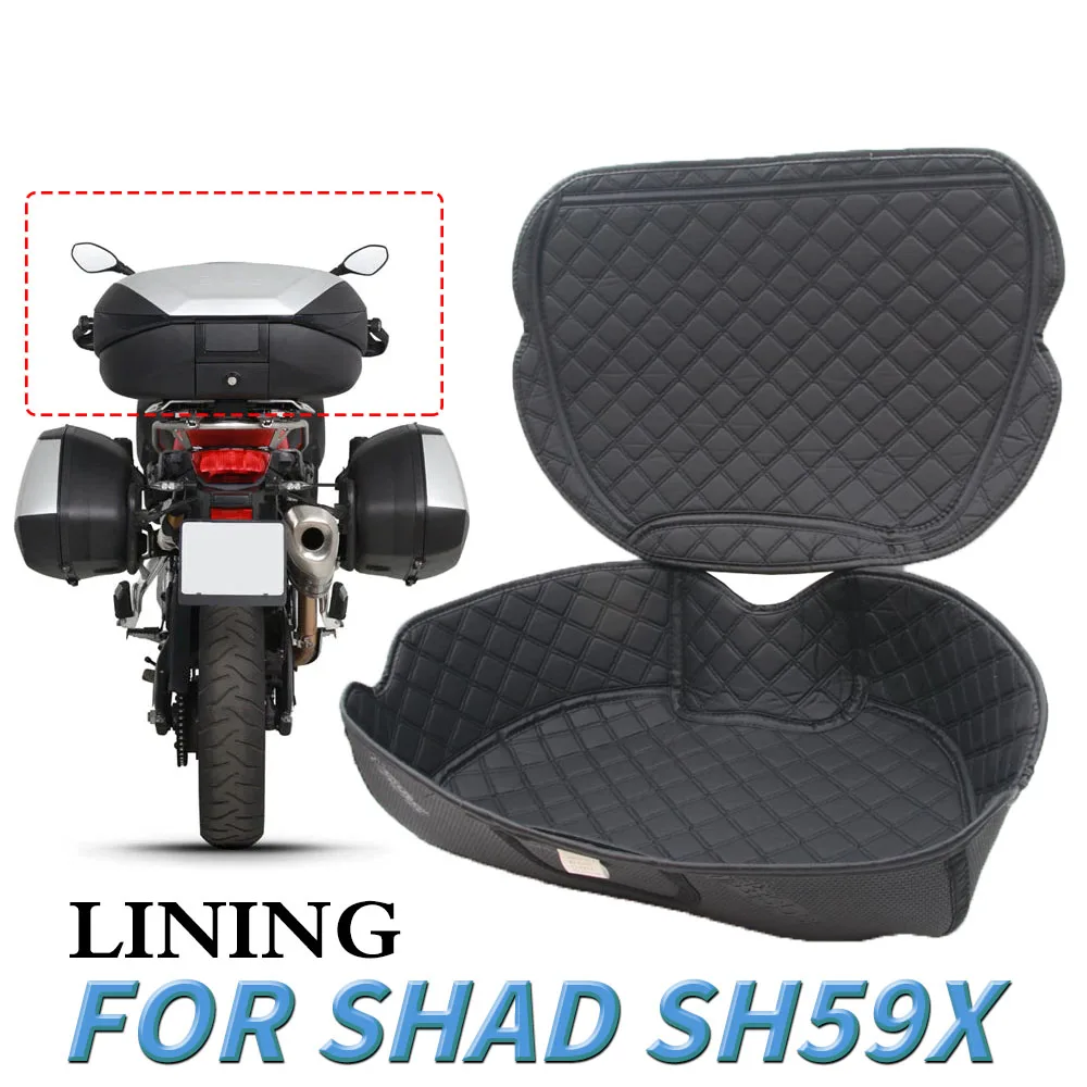 

For SHAD SH59X SH 59X SH59 X Motorcycle Rear Trunk Case Liner Luggage Box Inner Rear Tail Seat Case Bag Lining Pad Accessories