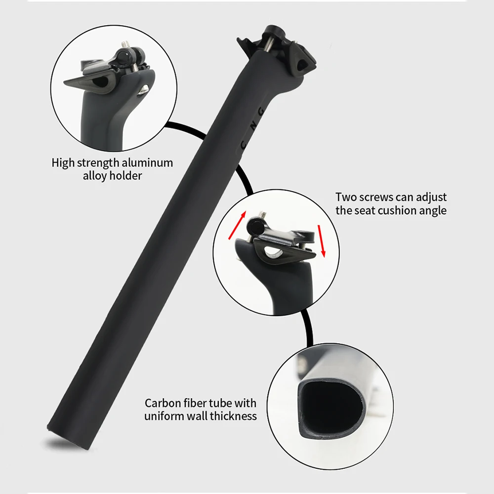 15mm offset full carbon black matte seat post C68 series350mm suitable for Colnago V2-R/ C64/V3RS/ V3/C68 V4RS bicycle seat post