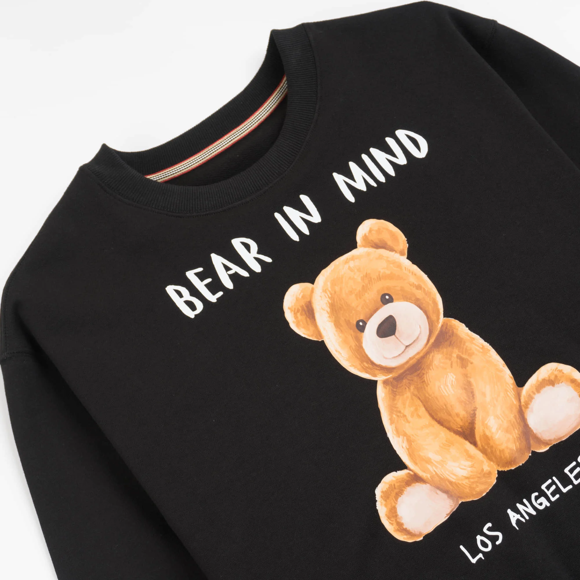 Luxury Designer Brand Men’s Sweatshirt Classic Logo with Bear In Mind Teddy Bear Graphic Fashion Comfortable Urban Street Style