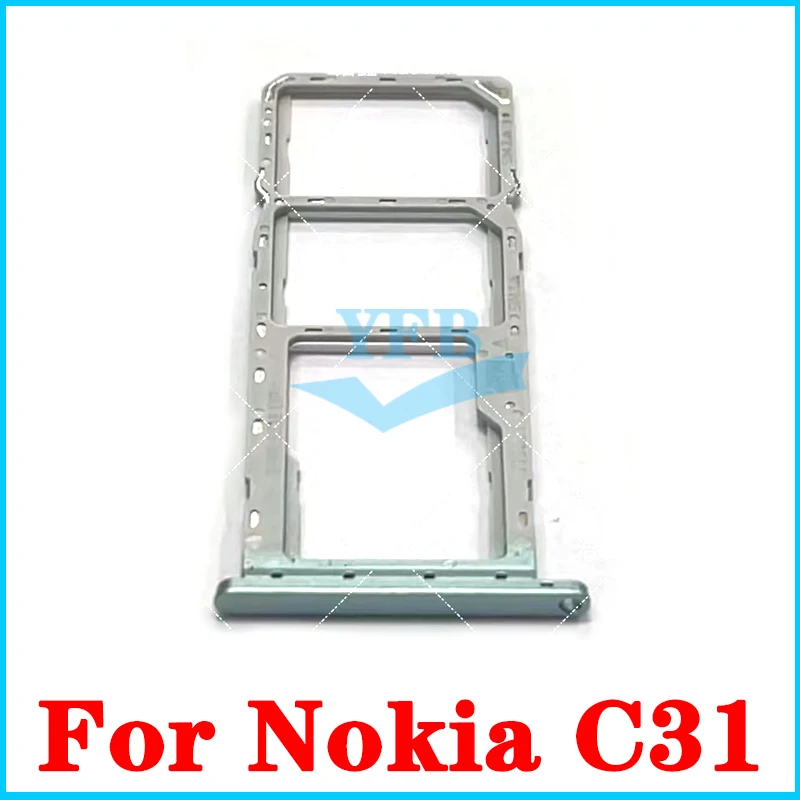 For Nokia C30 C31 SIM Card Tray Holder Socket Reader Slot Replacement Repair Part