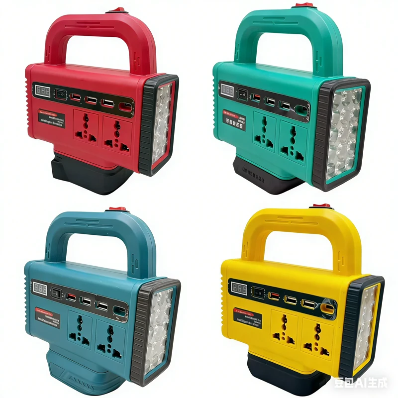 Multifunction LED Intelligent Inverter Power Converter Portable 150W 21V MT Inverter for Makita Milwaukee Dewalt Lithium Battery