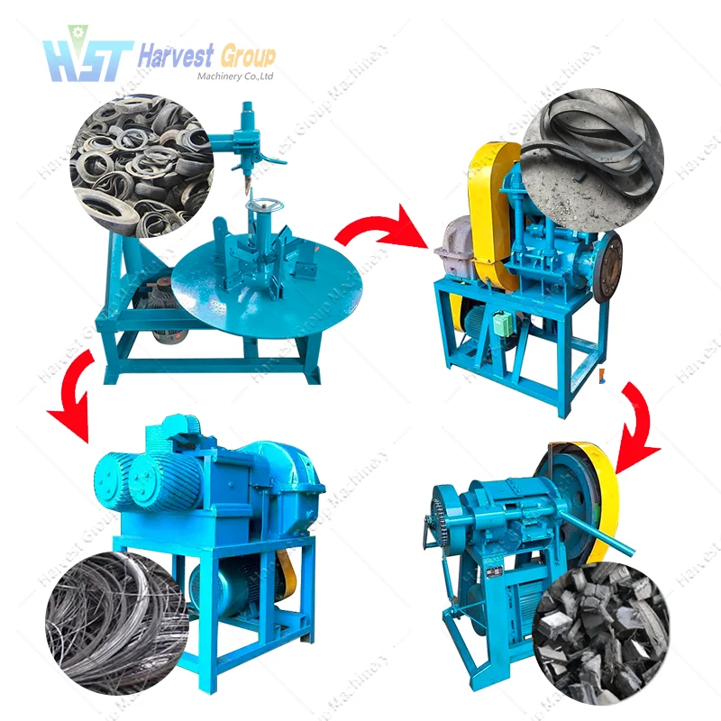 Scrap Tyre Bead Wire Separator/ Tire Steel Removing Machinery / Tire Wire Remover Good Quality Tyre Wire Separator