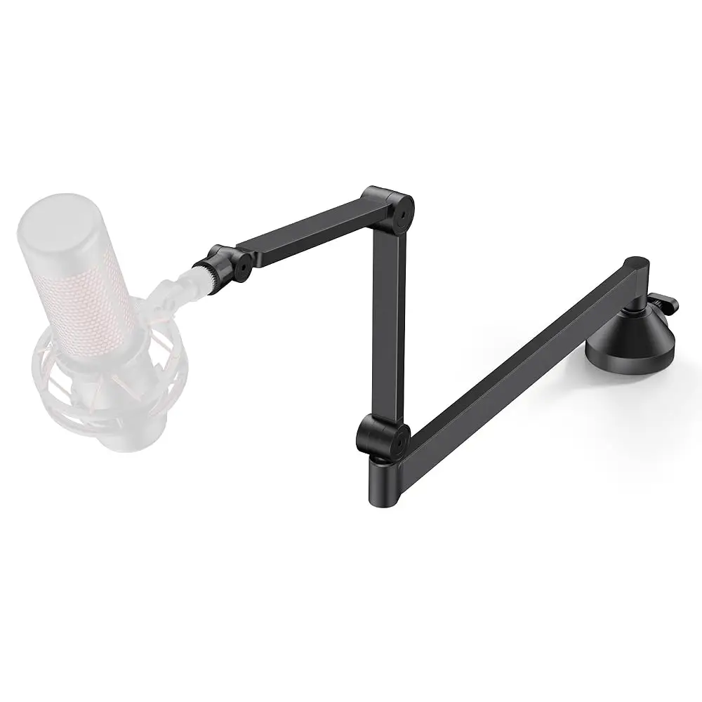 

Free Shipping Low Profile Mic Arm, 360° Rotatable Microphone Arm Stand Foldable Desk Mic Boom Arm with 3/8\ to 5/8\ Adapter for