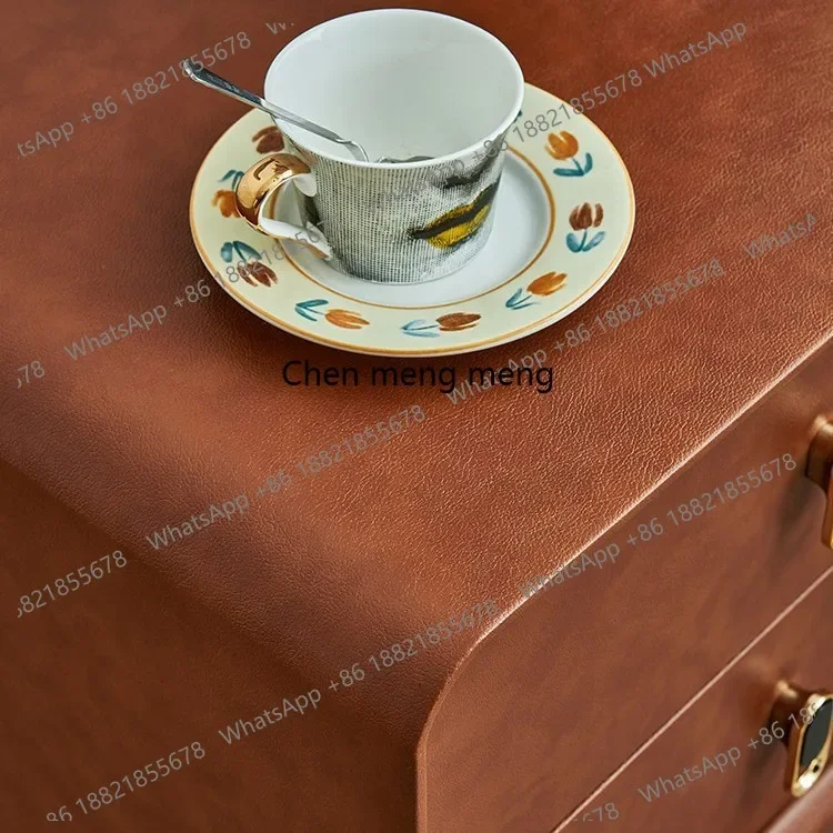 

Hot sales American vintage solid wood bedside walnut wood cabinet home bedroom bedside table storage cabinet