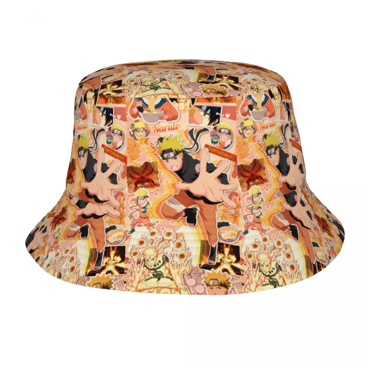 

Custom Animes U-Uzumakies N-Narutoes Bucket Hat Women Men Fashion Summer Beach Sun Movie Fisherman Cap