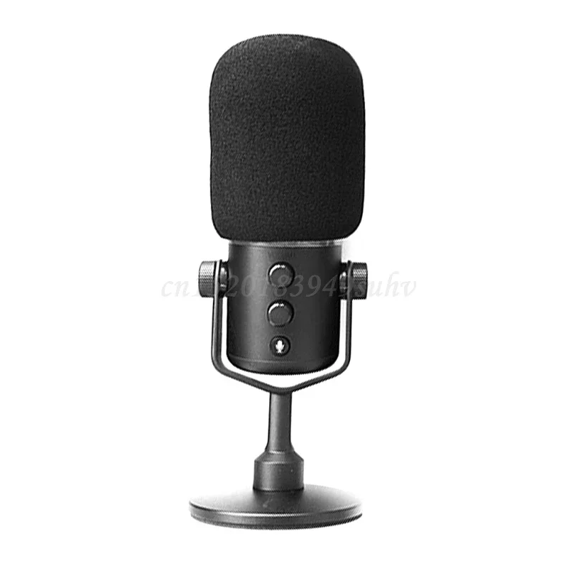 Black Sponge Washable Covers for Razer Seiren Condenser Microphone Soft and Thick Sponge Protector