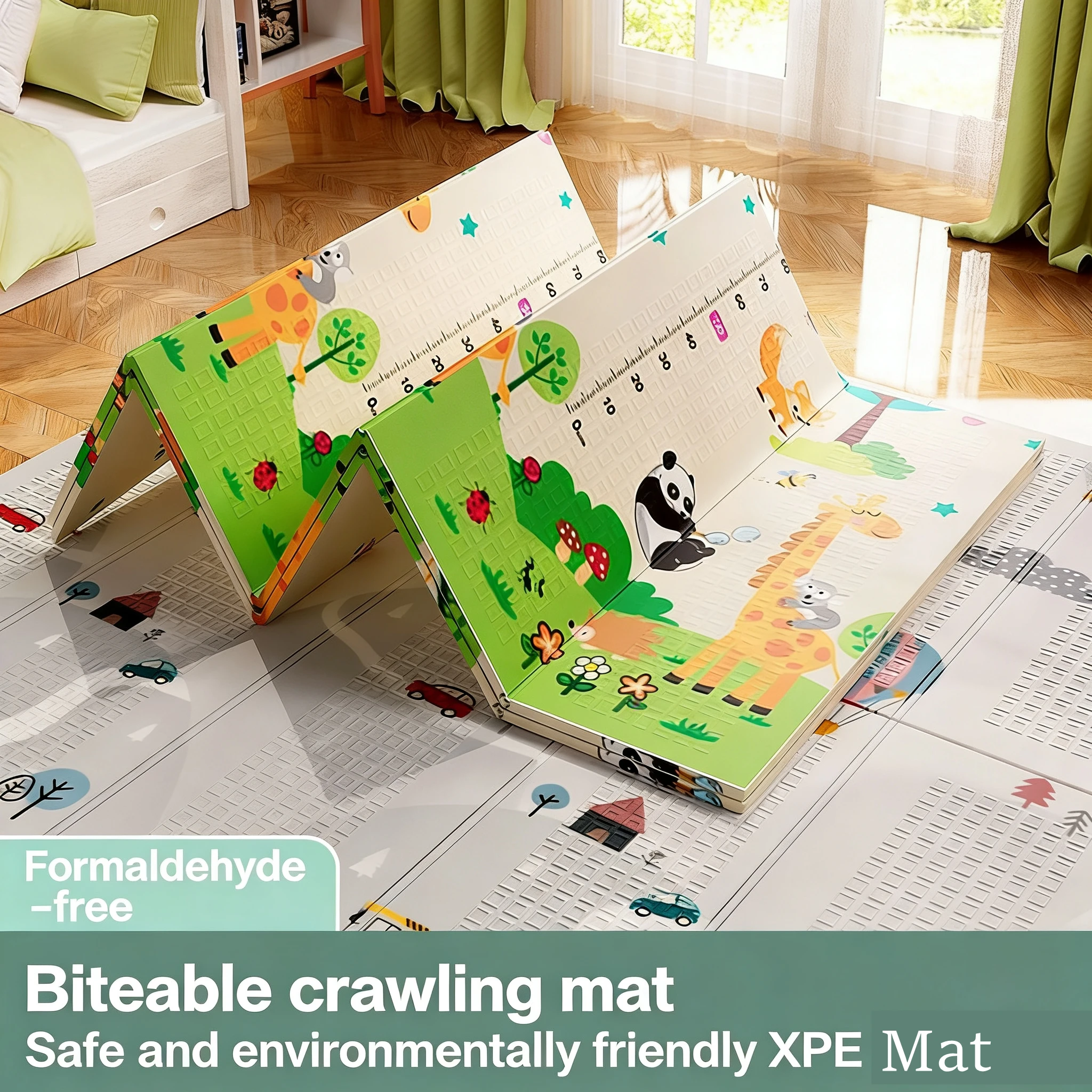 

Non-Toxic Baby Play Mat Children's Carpet Foldable Educational in The Nursery Climbing Pad Kids Rug Activitys Games Toys 180*100