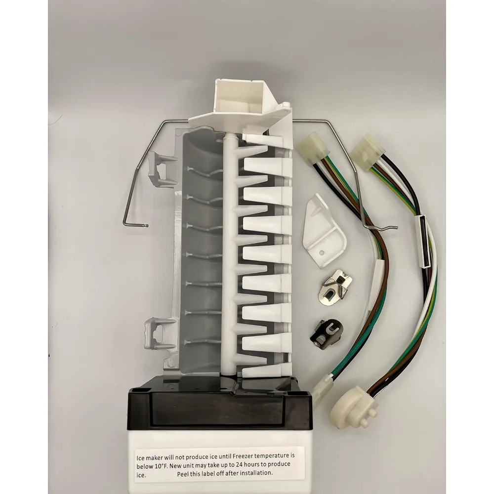 استبدال صانع الثلج متوافق مع الثلاجات ذات الطراز الكبير على شكل هلال - صانع الثلج العالمي لنماذج الدوامة