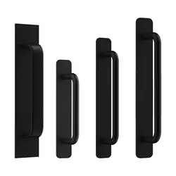 Self Adhesive Door Handle Peel and Paste Door Handles Push Pull Door Handles for Kitchen Bathroom Wardrobes Window Balcony Door