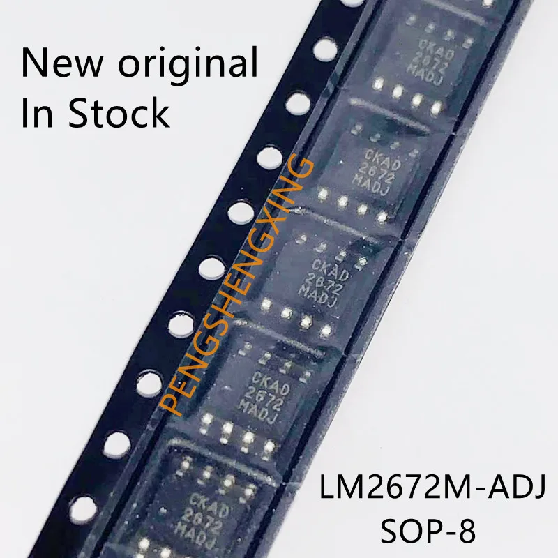 10PCS/LOT    LM2672M-ADJ LM2672MX-ADJ 2672MADJ  SOP-8    New original spot hot sale