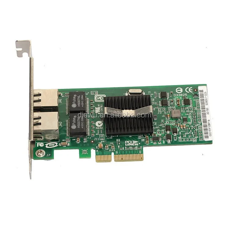 Высококачественная серверная сетевая карта Pci-e с двумя семенами DIEWU, набор микросхем Intel 82571