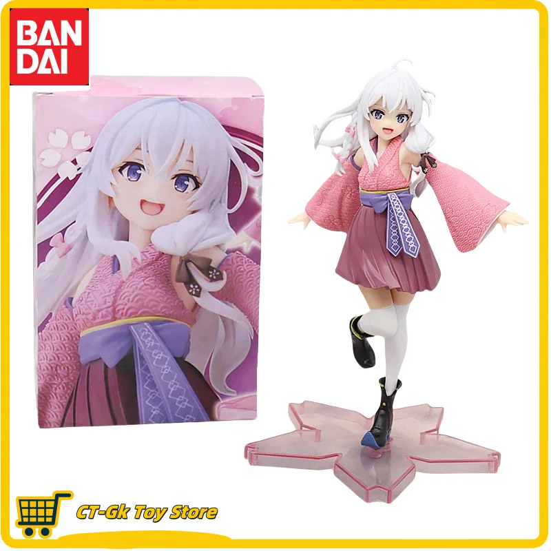 21cm Elaina Action Figure Anime The Witch'S Journey Pretty Girl Toys For Boys Children Women'S Solid Figures Garage Kit Birthday