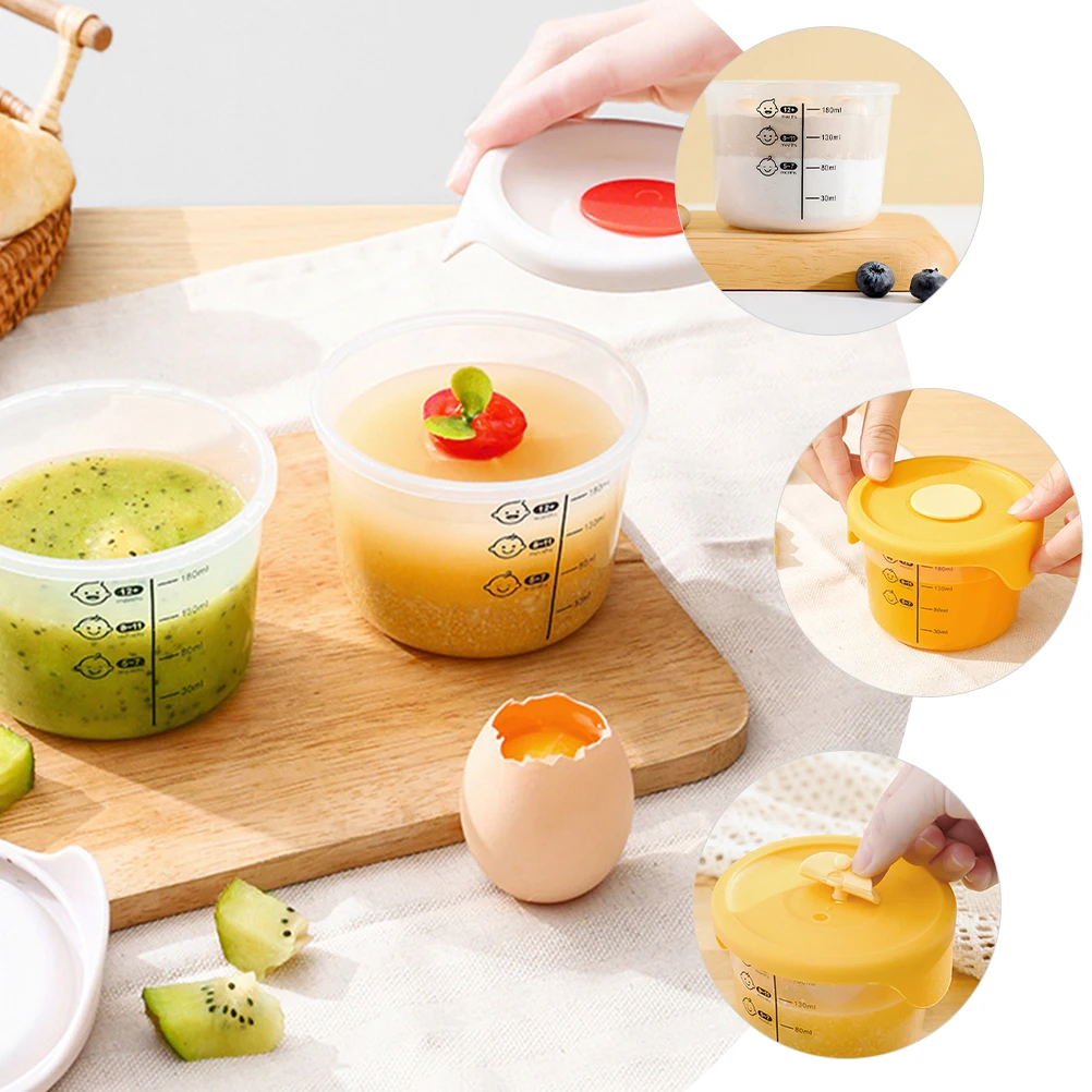 

2pcs Baby Food Storage Boxes Sealed Infant Food Containers with Lids for Home Travel Airtight Bowls Lightweight Portable