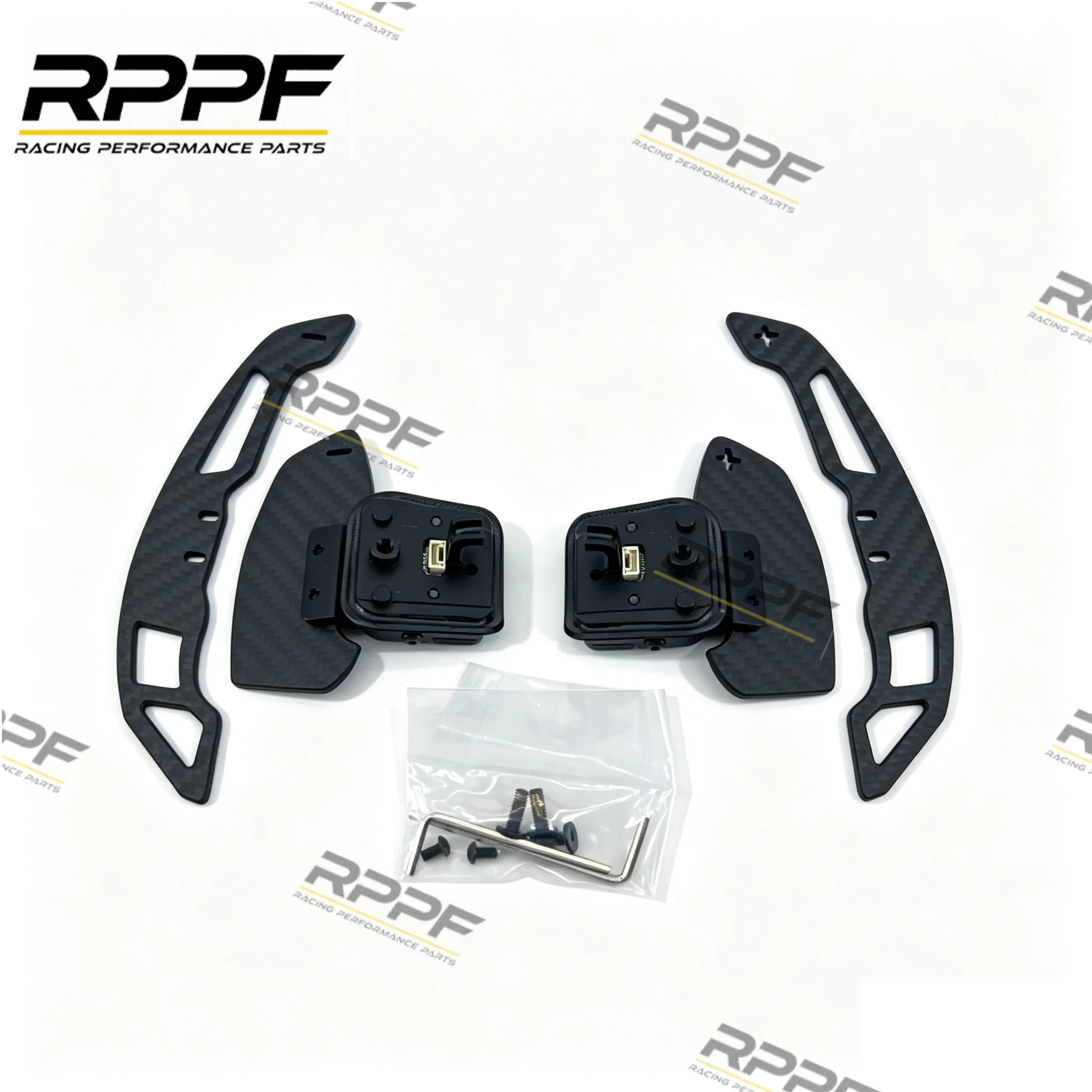 Rppf Hot Sale Black Carbon Fiber Magnetic Paddle Shifters for Lamborghini Urus 2018-2023 Urus SE 2024-2025