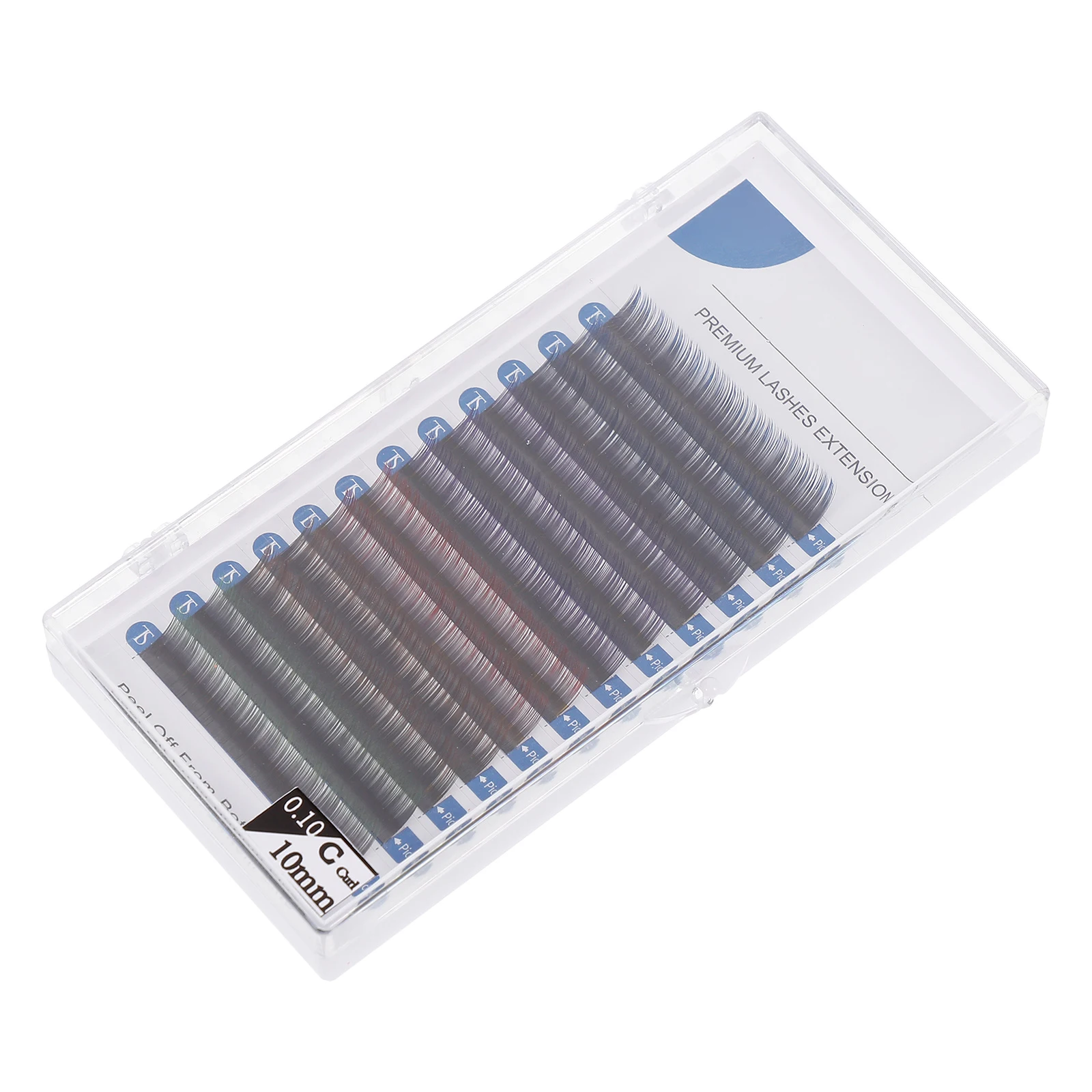 

Gradient Eyelashes Fake Eyelashes For Women Colorful Makeup False Lashes Dense Extension Stage Party Cosplay Artificial