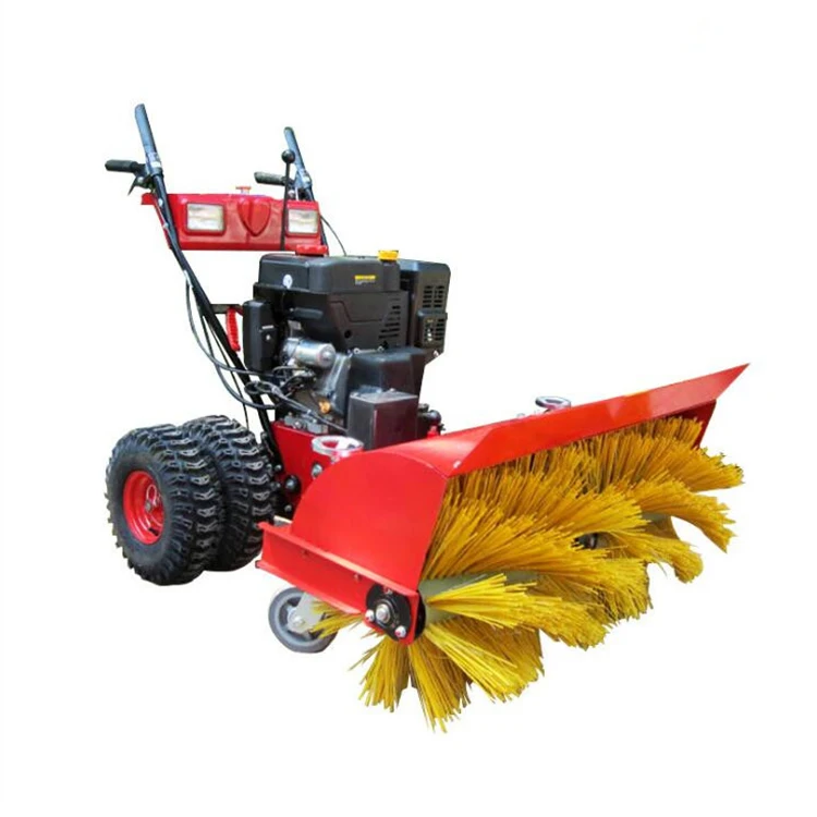 

Gasoline snow machine Small snow sweeper snowplow for sale