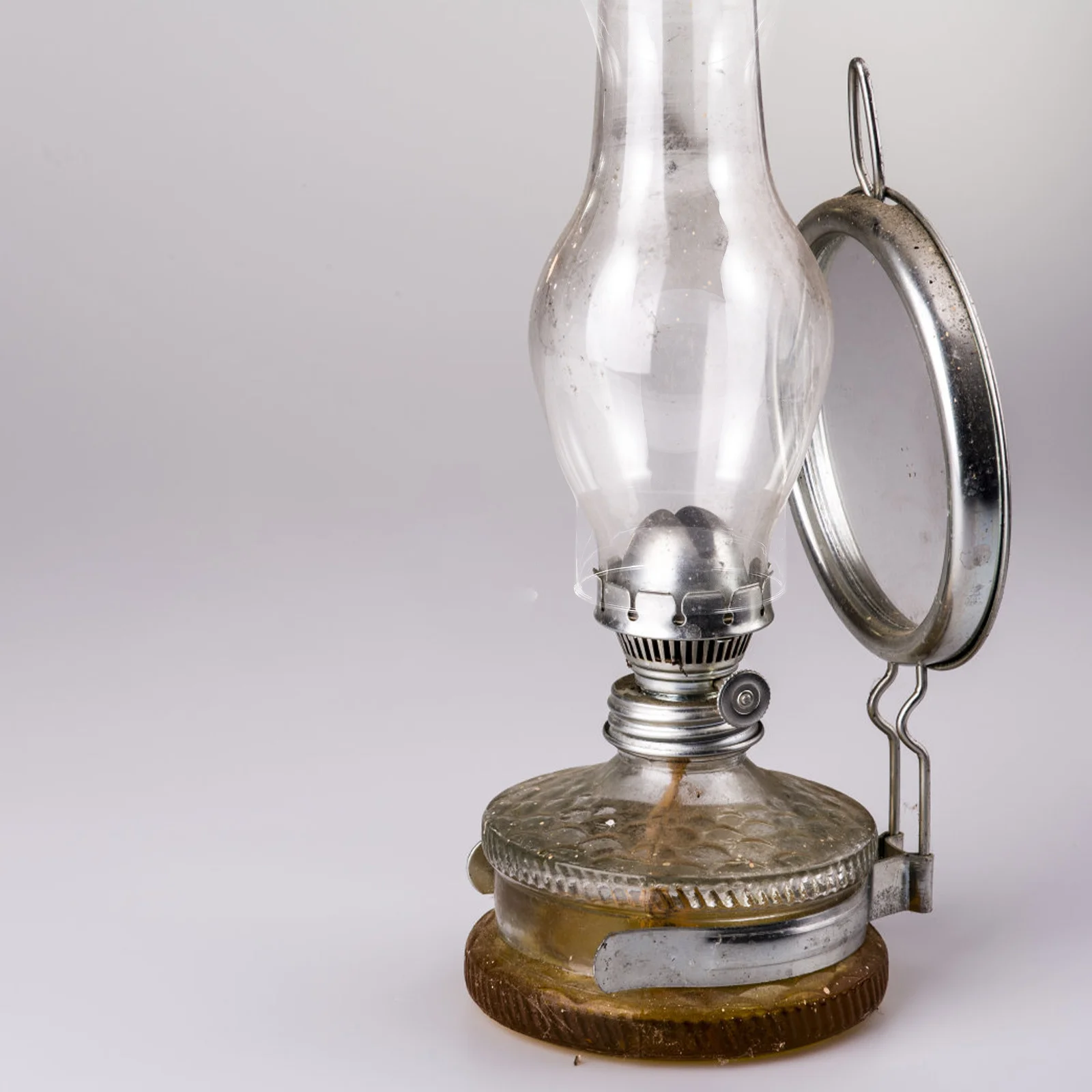 

Oil Lamp Glass Shade Long Clear Chimney Protective Cover Vintage Lamp Accessory Replacement Light Shade