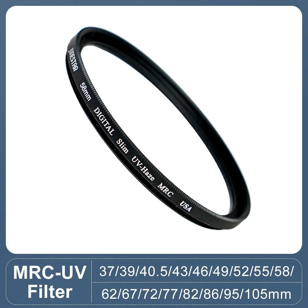 MRC UV Filter High Quality Lens Protector Multi-layer Coating MRC NANO 37 39 40.5 43 46 49 52 55 58 62 67 72 77 82 86 95 105mm