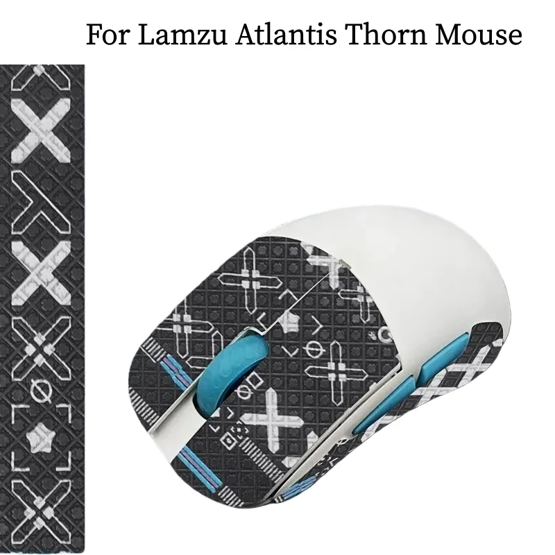 Ultra-Thin Anti-Slip Sweat-Absorbent Grip Tape (1 Set) For Lamzu Atlantis Thorn Mouse – High-Grip Gaming Accessory