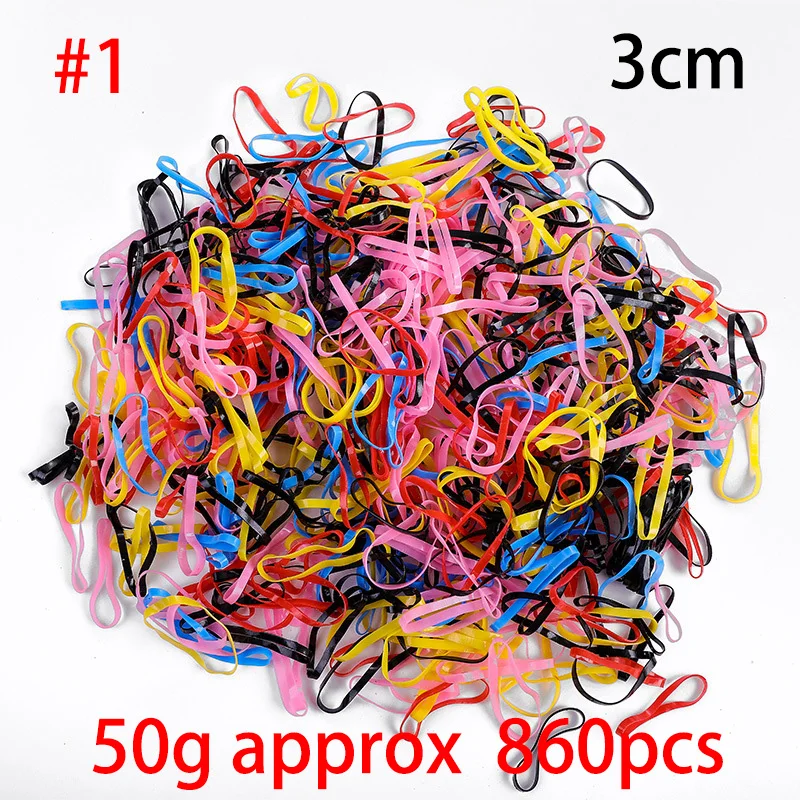 Clear Ponytail Ropes Rubber Bands Holder Elastic for Women Girls Bind Tie Holder Hair Accessories Hair Styling Tools