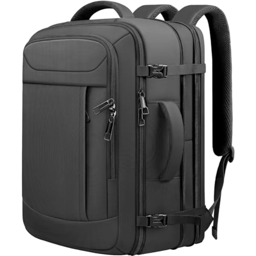 

Expandable Travel Backpack 50L-60L Extra Large Carry on Backpack Hiking Camping Rucksack with Waterproof Wet Pocket Anti-Theft