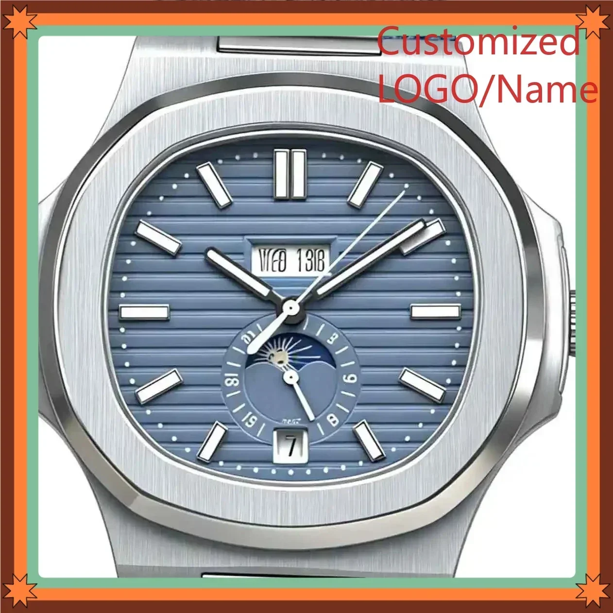 

DONGDI Store 40mm Men Watch in 904L Steel Automatic Mechanical Movement Exquisite Heritage Customized Watches