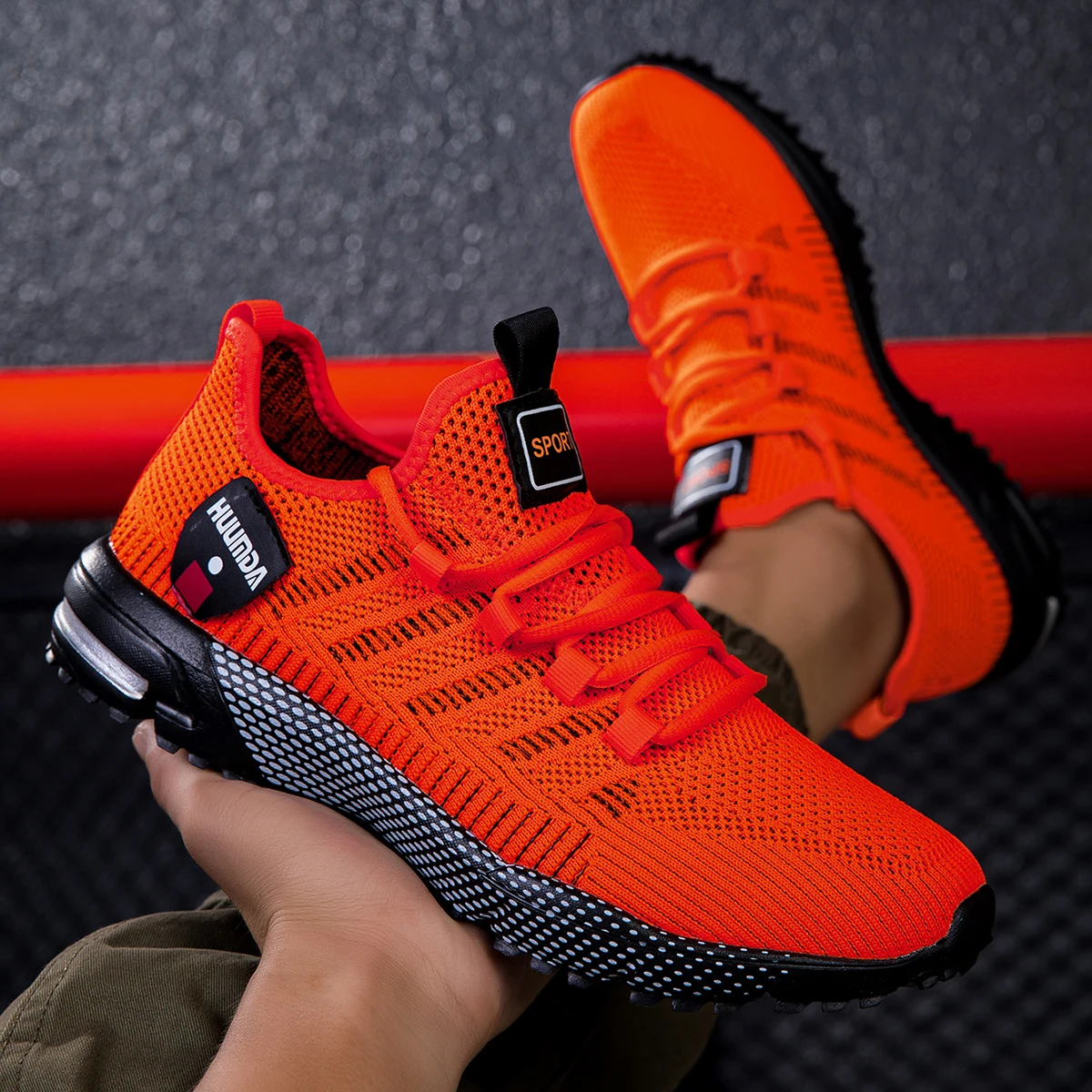

Men’s Sneakers Comfortable Breathable Sports Shoes Summer Man Running Shoes Breathable Comfortable Fashion Walking Sneakers Man