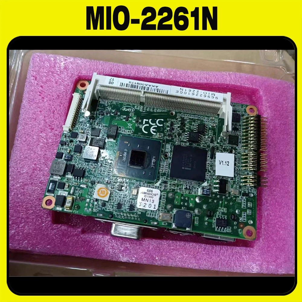 MIO-2261 For Advantech Extended Single aIndustrial Control Computer motherboard Ultra Small Industrial MIO-2261N