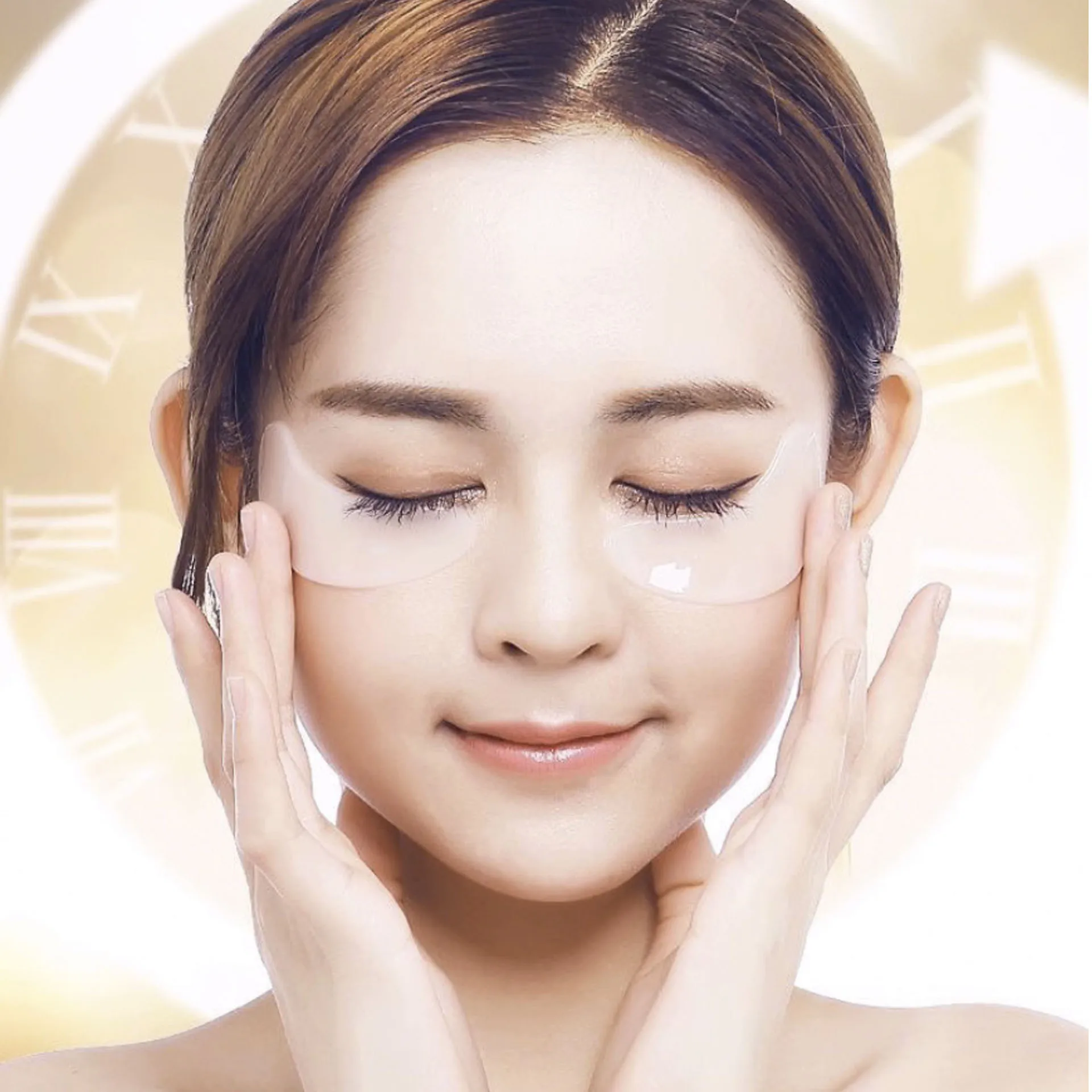 

Collagen eye mask sticker dilute dark circles bags under the eyes fine lines wrinkle removal firming hydrating and moisturizing