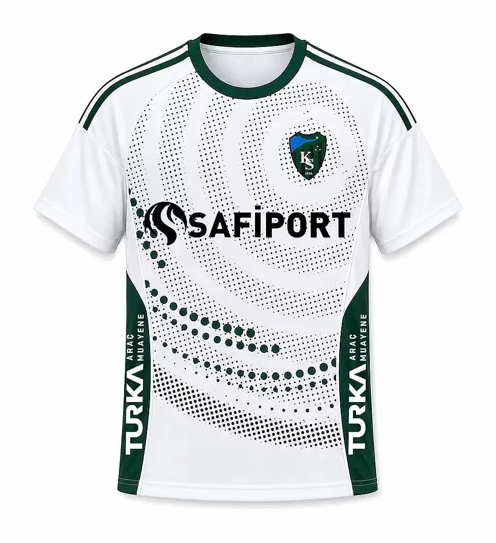 2026‑2027 Kocaelispor Soccer Jersey Short Sleeve Turkish League Football Shirt Men Fan Sport Uniform Family Matching Colthing