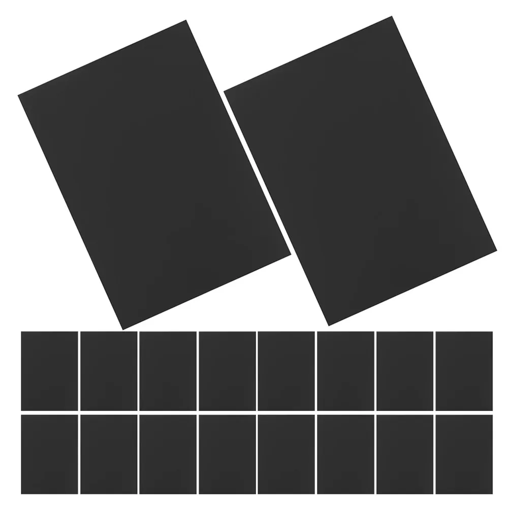 A4 Size Black Cardstock Paper 250Gsm Heavyweight Thick DIY Craft Paper for Business Cards Posters Decorative Art Printing Blank