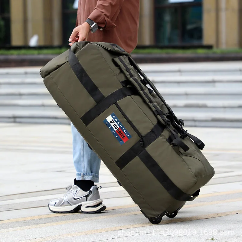 80L Rolling Duffle Bag with Wheels 31