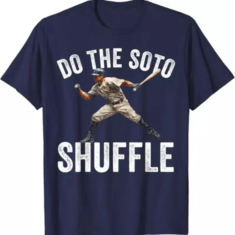 تي شيرت رياضي بتصميم بيسبول من Do The Soto Shuffle Player