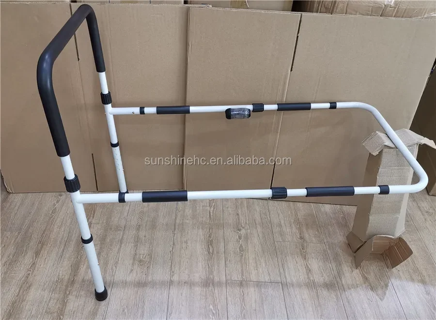 BE433 Medical Supply Bed Side Assist Hand Bed Rail For Elderly Standing Bar Handle with Fall Prevention Guard