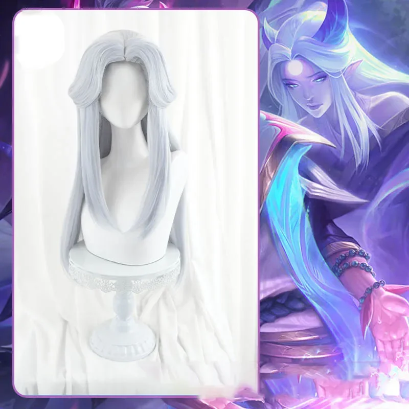 

CosplayAlune Cosplay Wig Anime Game Spirit Blossom Straight Hair Temperature Hair Strands Performance Halloween For Women